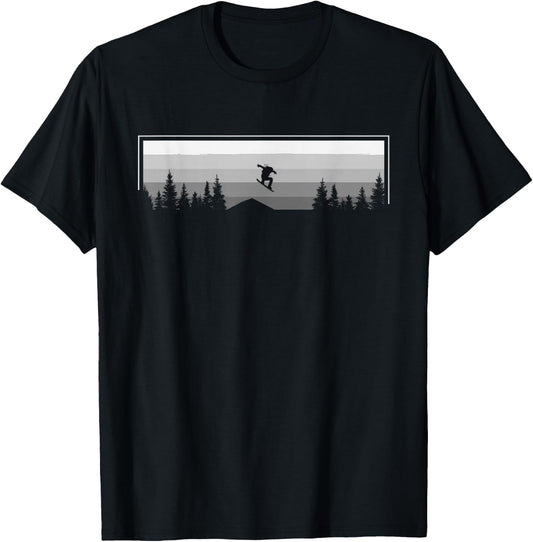 Snowboard Apparel - Snowboarding Snowboarder Snowboard T-Shirt - T-Shirt | Black
