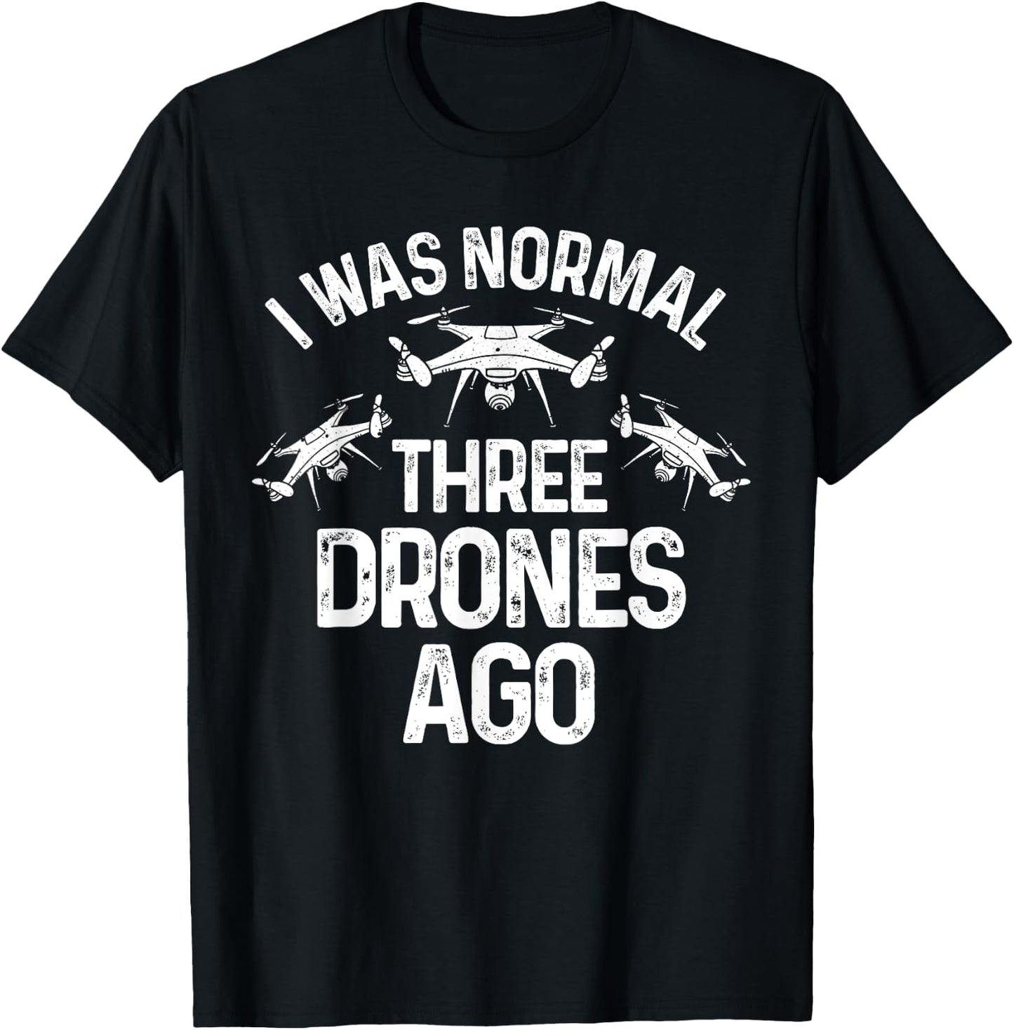 Drone Gifts Unmanned Aerial Vehicle Flying Camera Funny Drone Pilot Quadcopter Flying Expert Men Women T-Shirt - T-Shirt | Black
