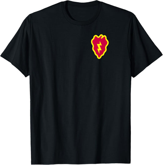 25th Infantry Division Patch - 25th ID T-Shirt - T-Shirt | Black
