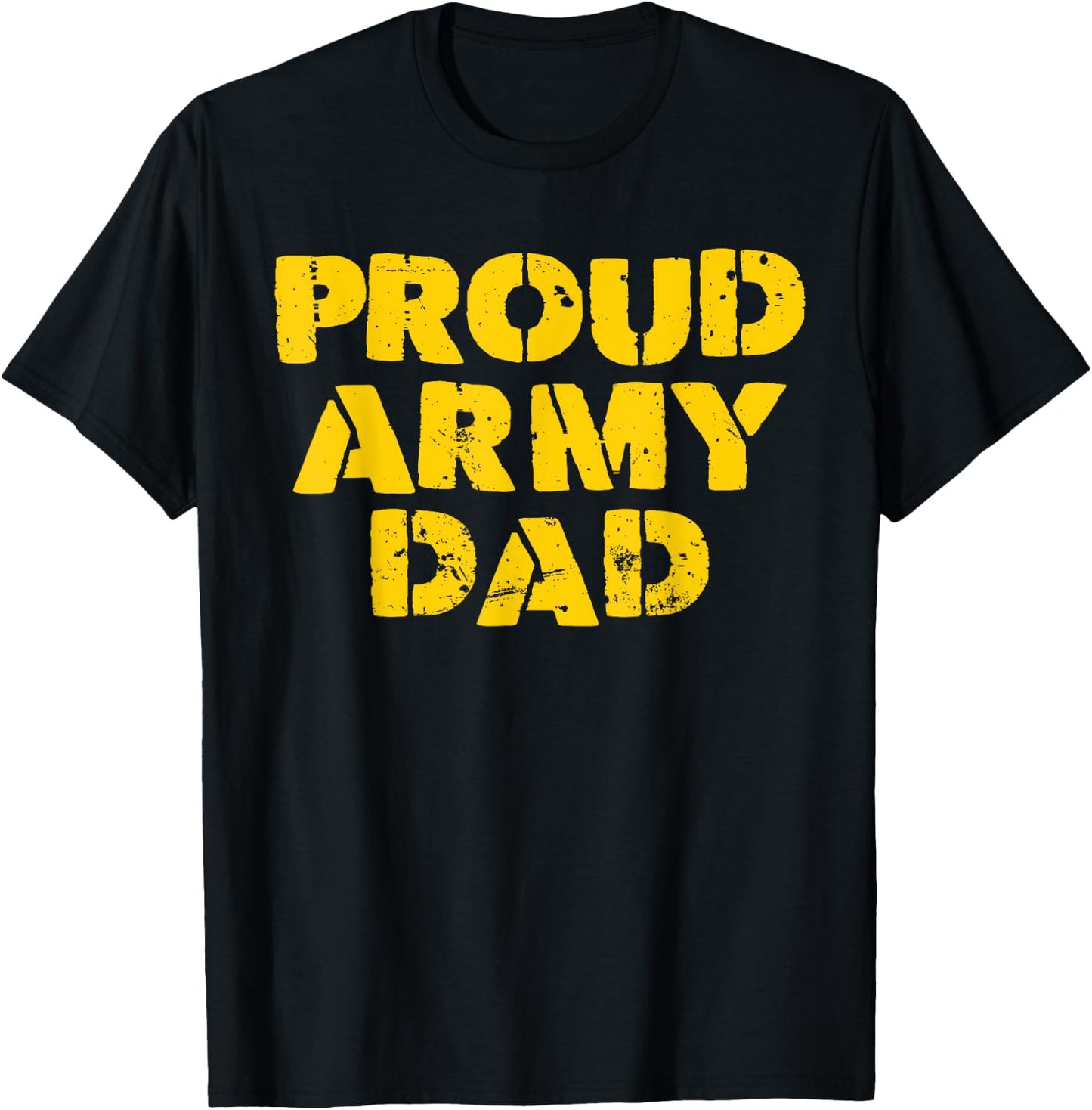 Proud Army Dad T-Shirt - T-Shirt | Black