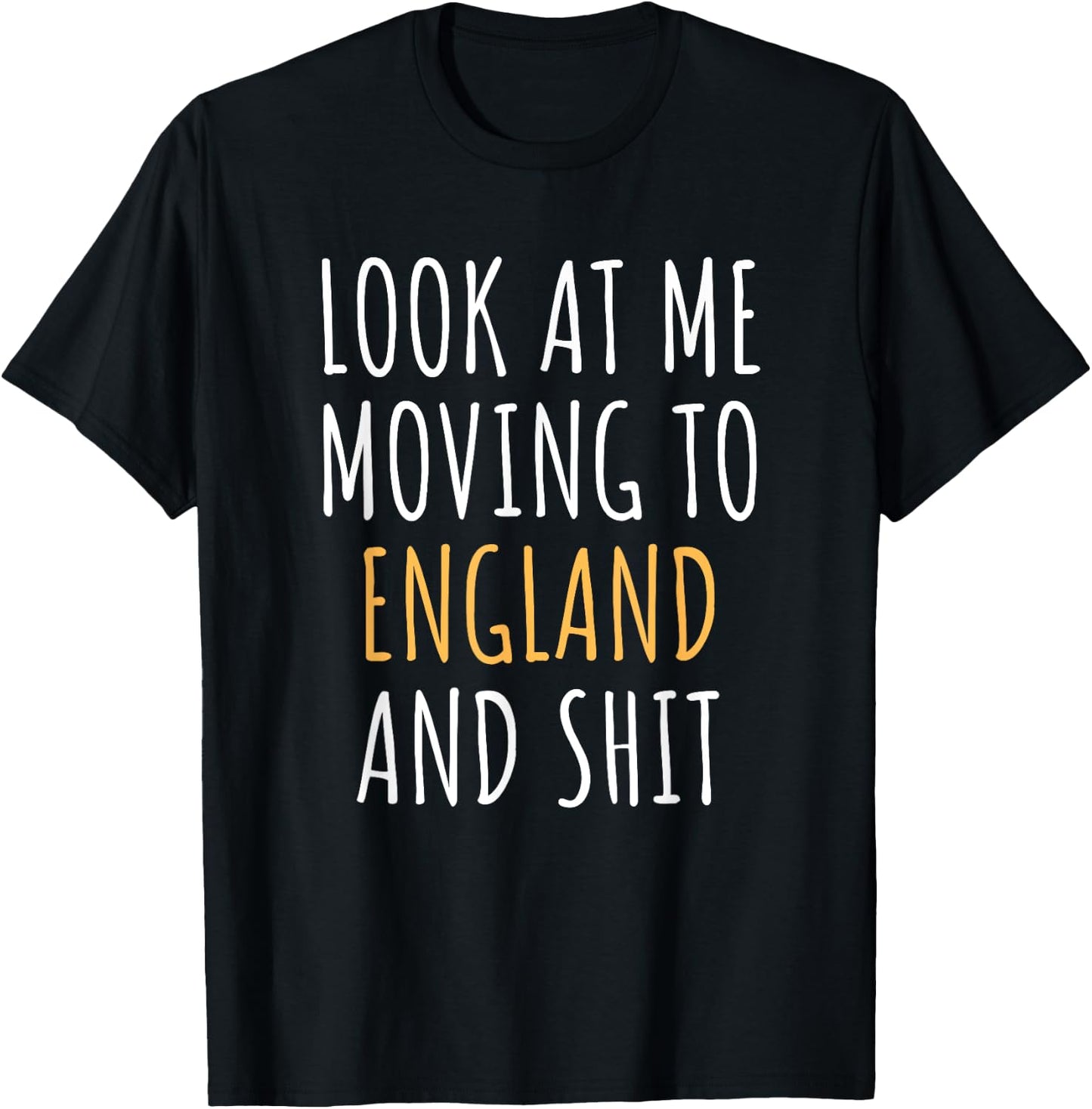 Funny Moving Out Of Country Congrats Moving Away To England T-Shirt - T-Shirt | Black