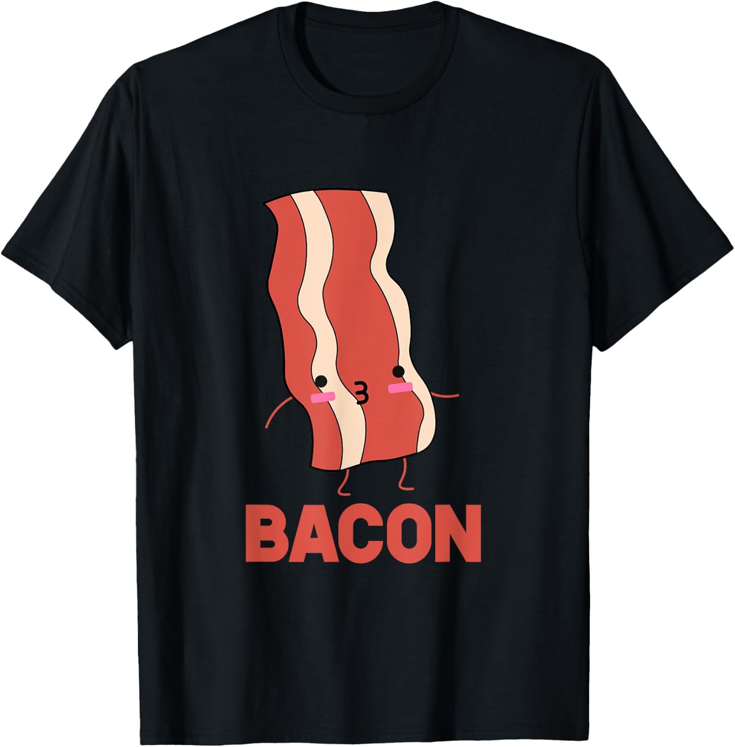 Bacon and Egg Cute Matching Couples Valentines Day Shirt T-Shirt - T-Shirt | Black