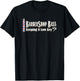 Barbershop Bass Keeping It Low Key Quartet Singer T-Shirt - T-Shirt | Black