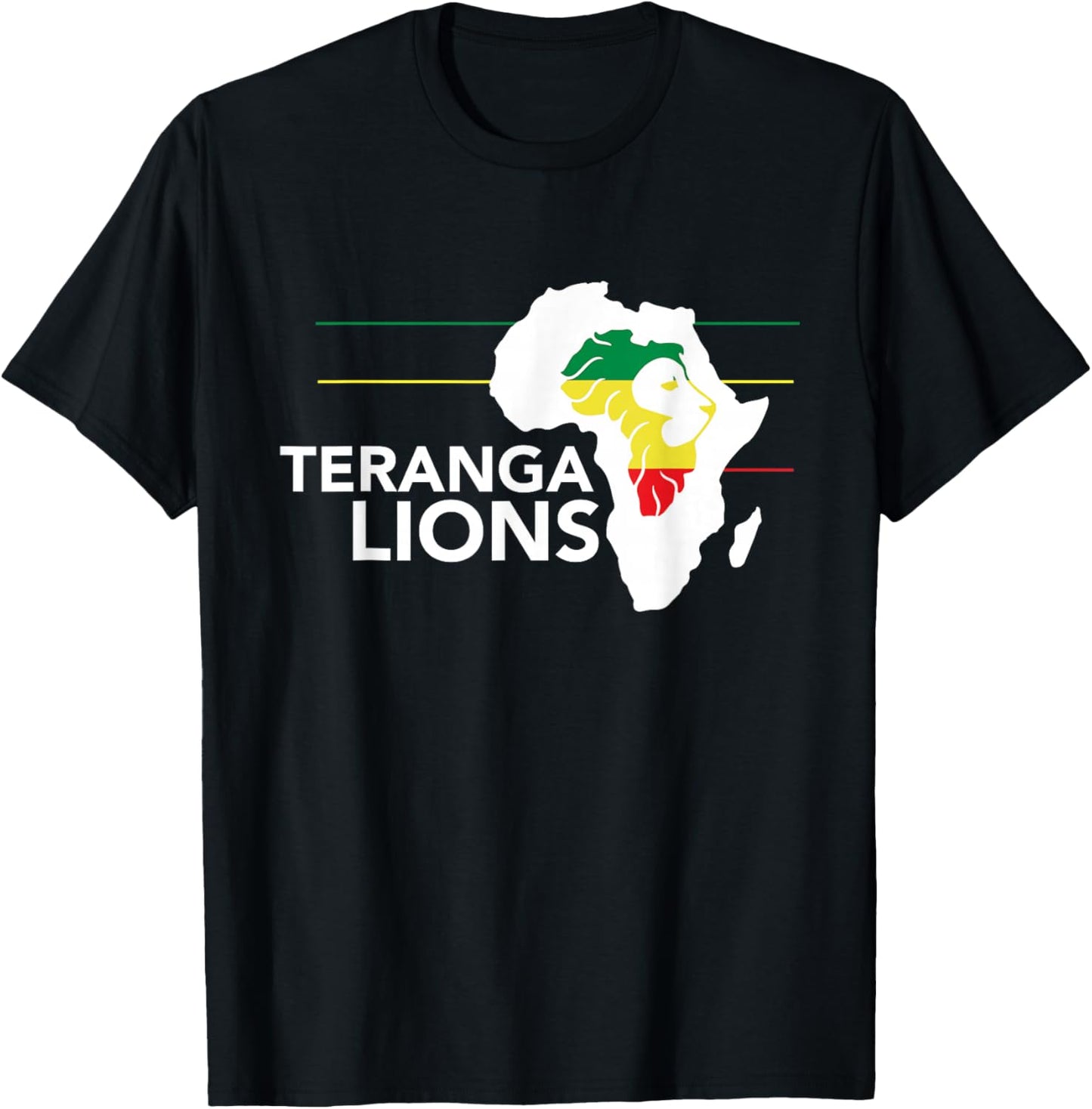 Teranga Lions Senegal Soccer Football Gift T-Shirt - T-Shirt | Black