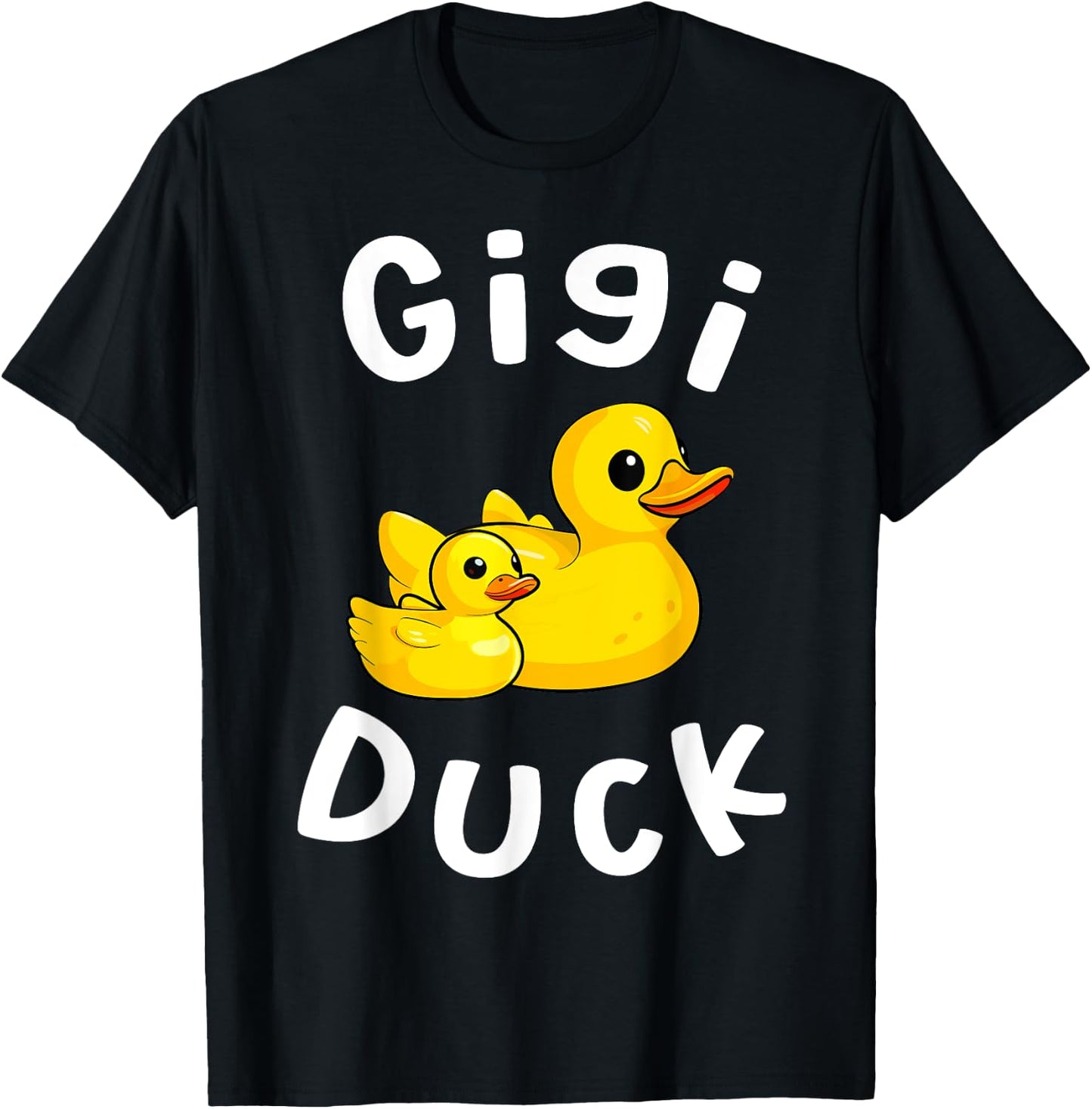 Gigi Duck Birthday Rubber Duck Kids Family Matching T-Shirt - T-Shirt | Black