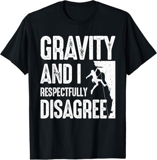 Funny Rock Climbing Design Women Athletes Boulderer T-Shirt - T-Shirt | Black