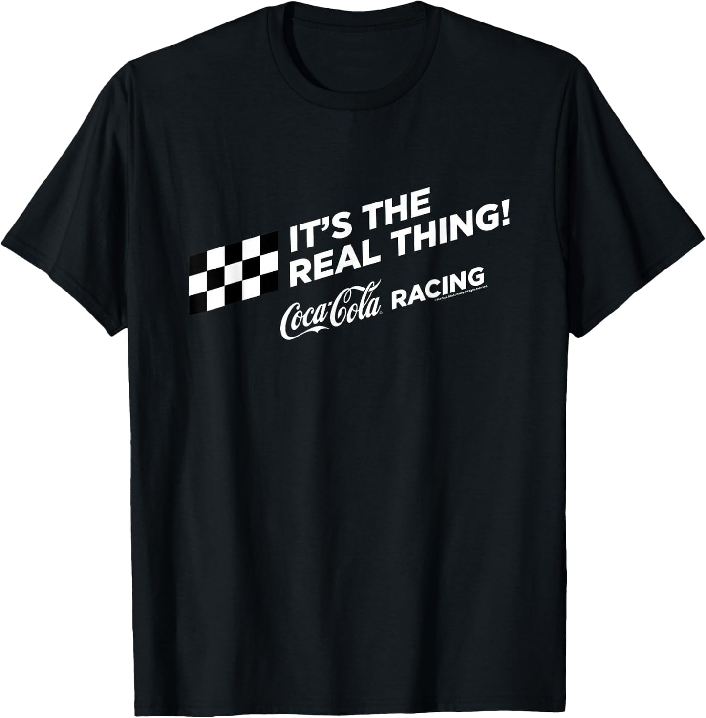 Coca-Cola Racing It's The Real Thing T-Shirt - T-Shirt | Black