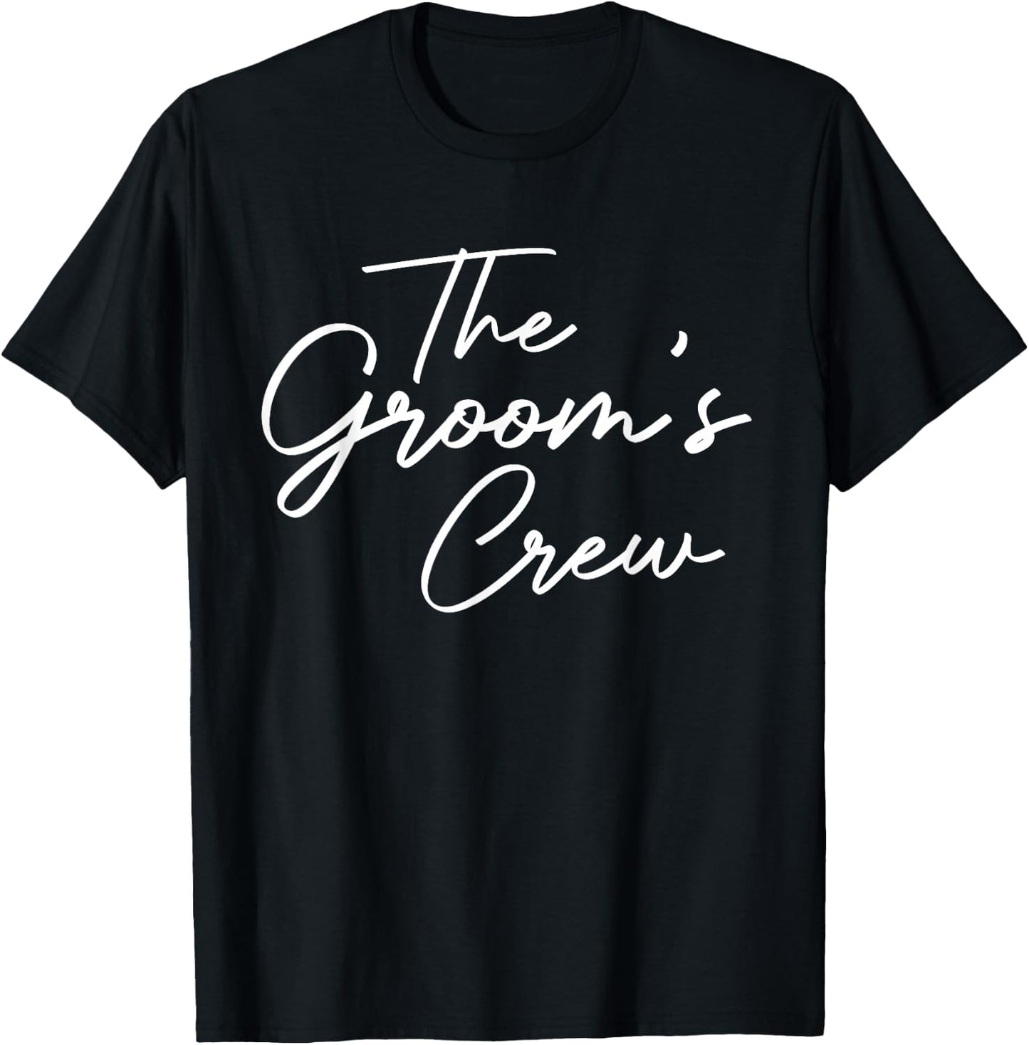 Groom Crew Bachelor Party Groomsmen Stag Group Outfit Men's T-Shirt - T-Shirt | Black