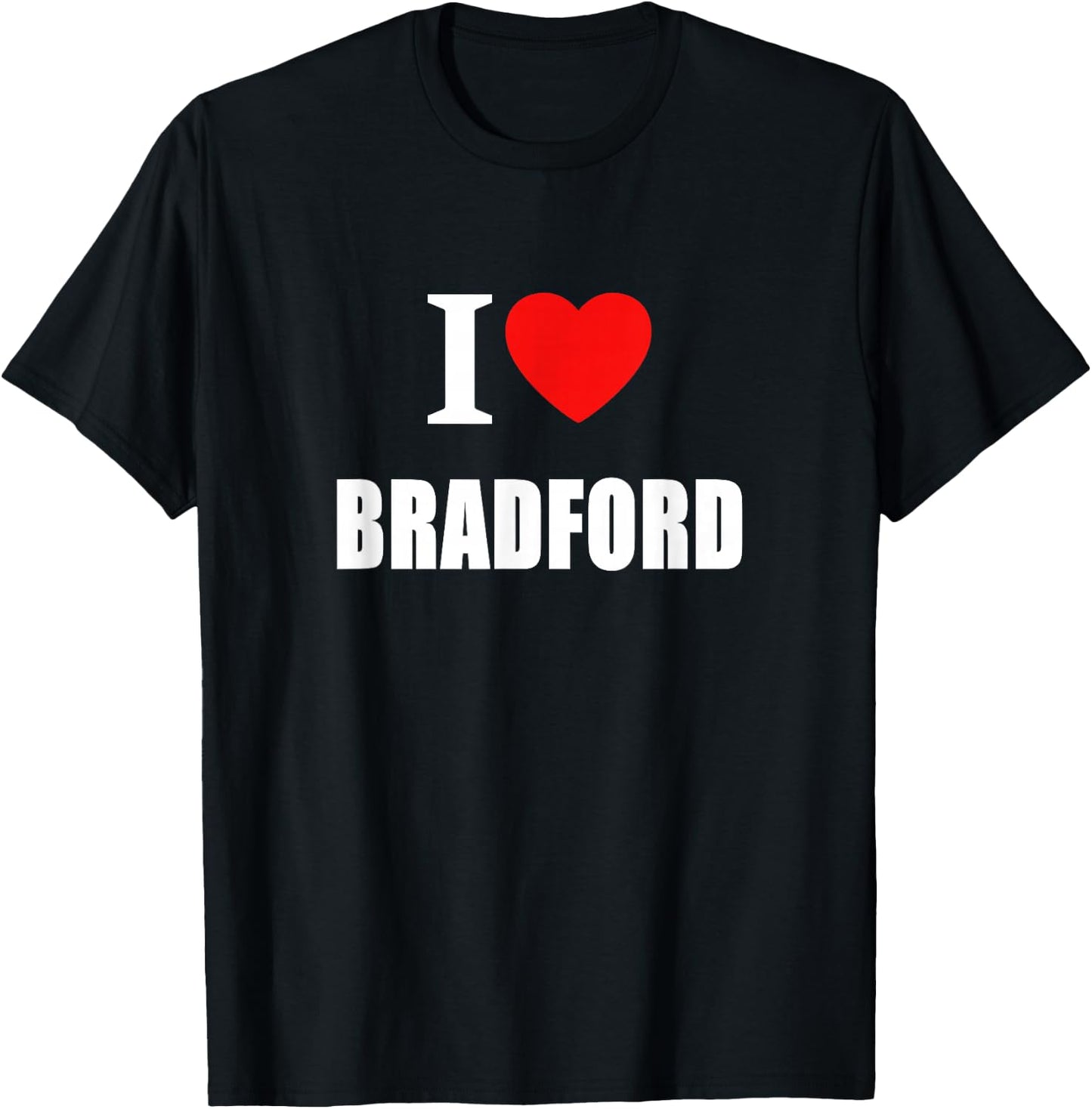I Love Bradford Souvenir Memory T-Shirt - T-Shirt | Black
