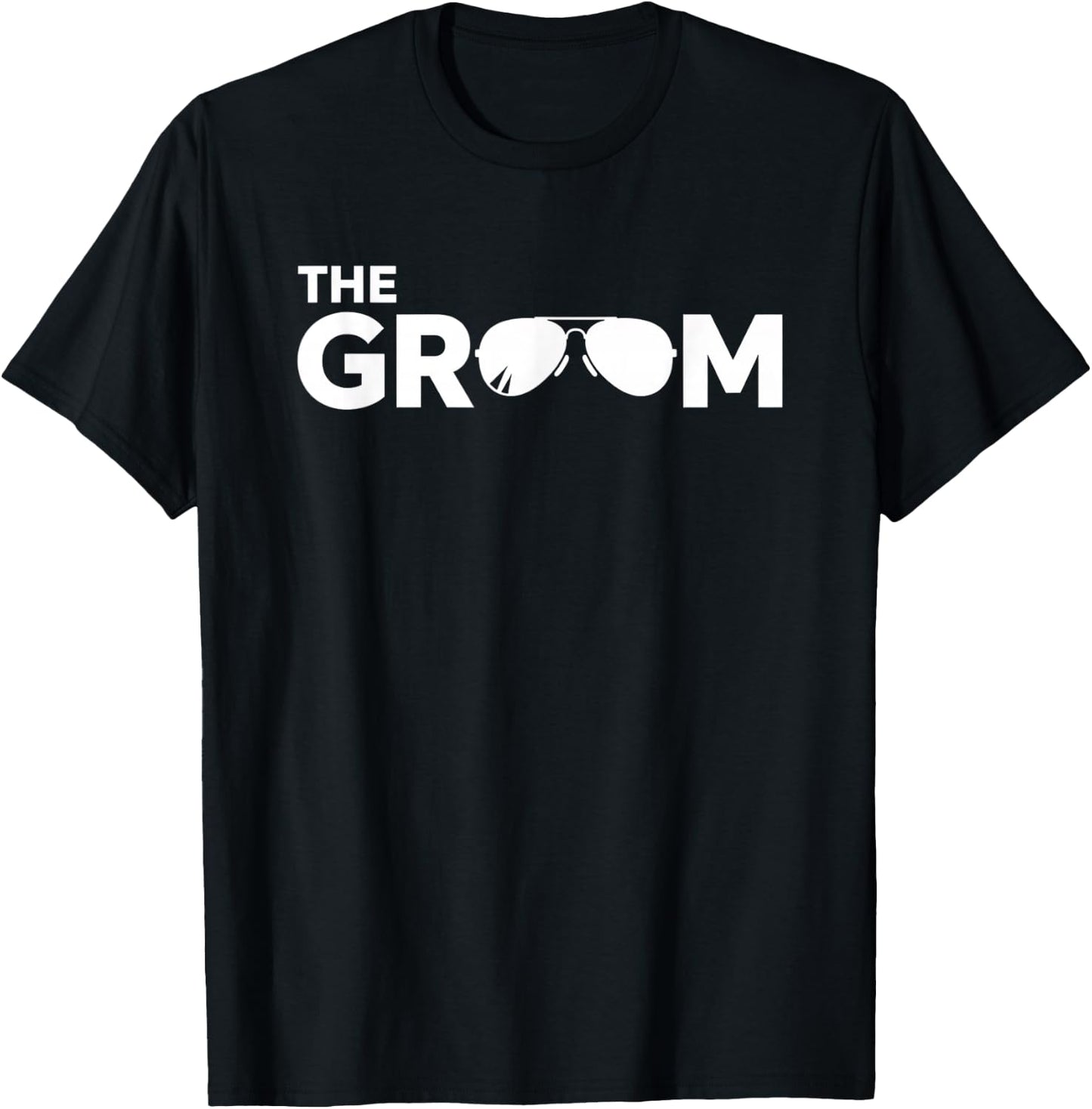The Groom Sunglasses Bachelor Party Groom Wedding T-Shirt - T-Shirt | Black