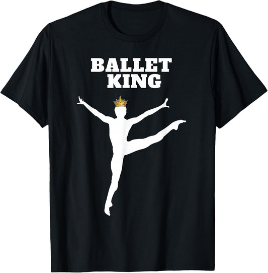 Ballet King | Ballet | Boys Ballet T-Shirt - T-Shirt | Black