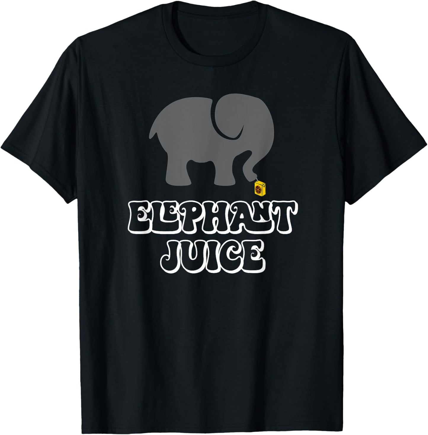 Elephant juice I love you funny Valentine's greetings for T-Shirt - T-Shirt | Black