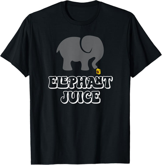 Elephant juice I love you funny Valentine's greetings for T-Shirt - T-Shirt | Black