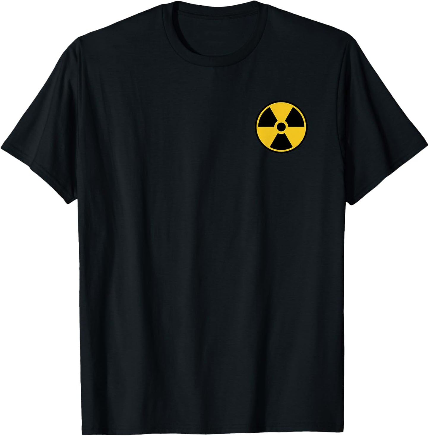 Radioactive Nuclear Warning Symbol Radiation Sign Energy T-Shirt - T-Shirt | Black