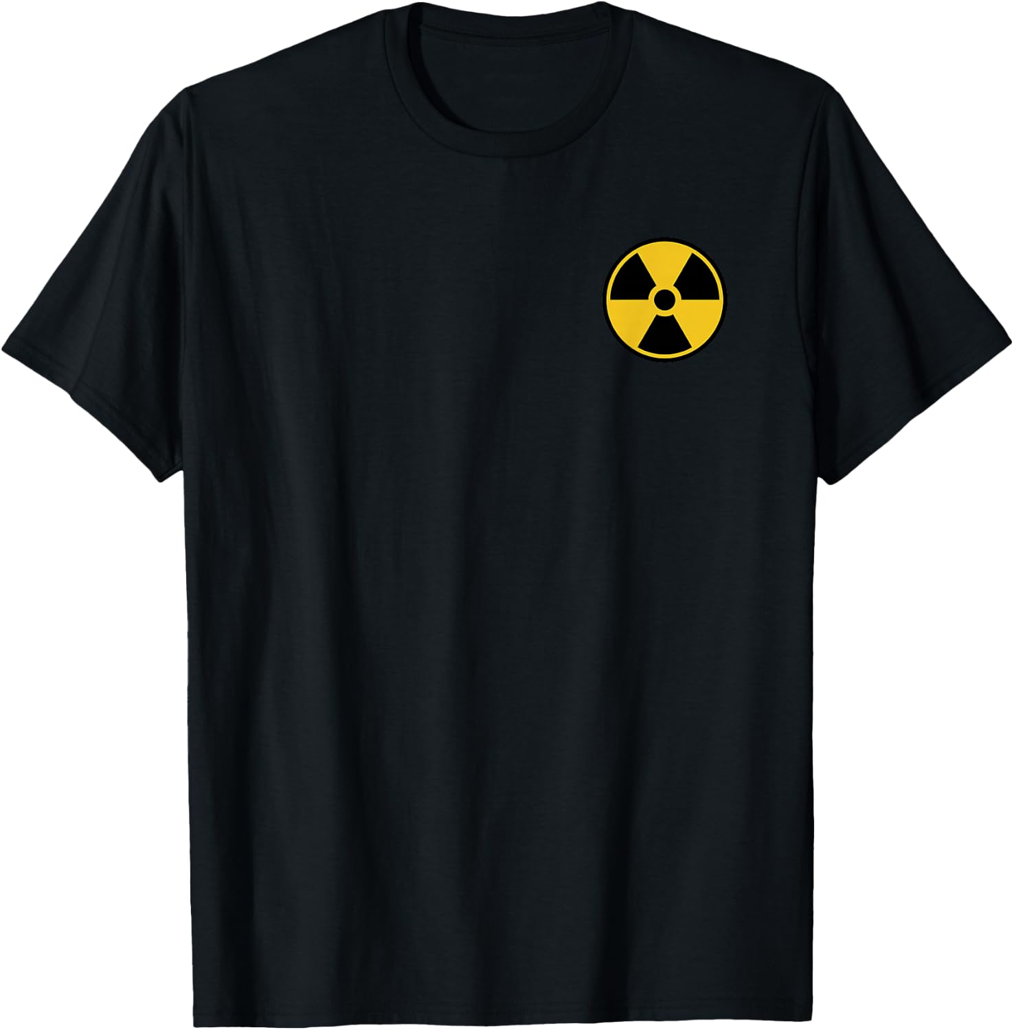 Radioactive Nuclear Warning Symbol Radiation Sign Energy T-Shirt - T-Shirt | Black