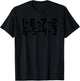 V8 Engine 1-8-7-2-6-5-4-3 Fire Order T-Shirt - T-Shirt | Black