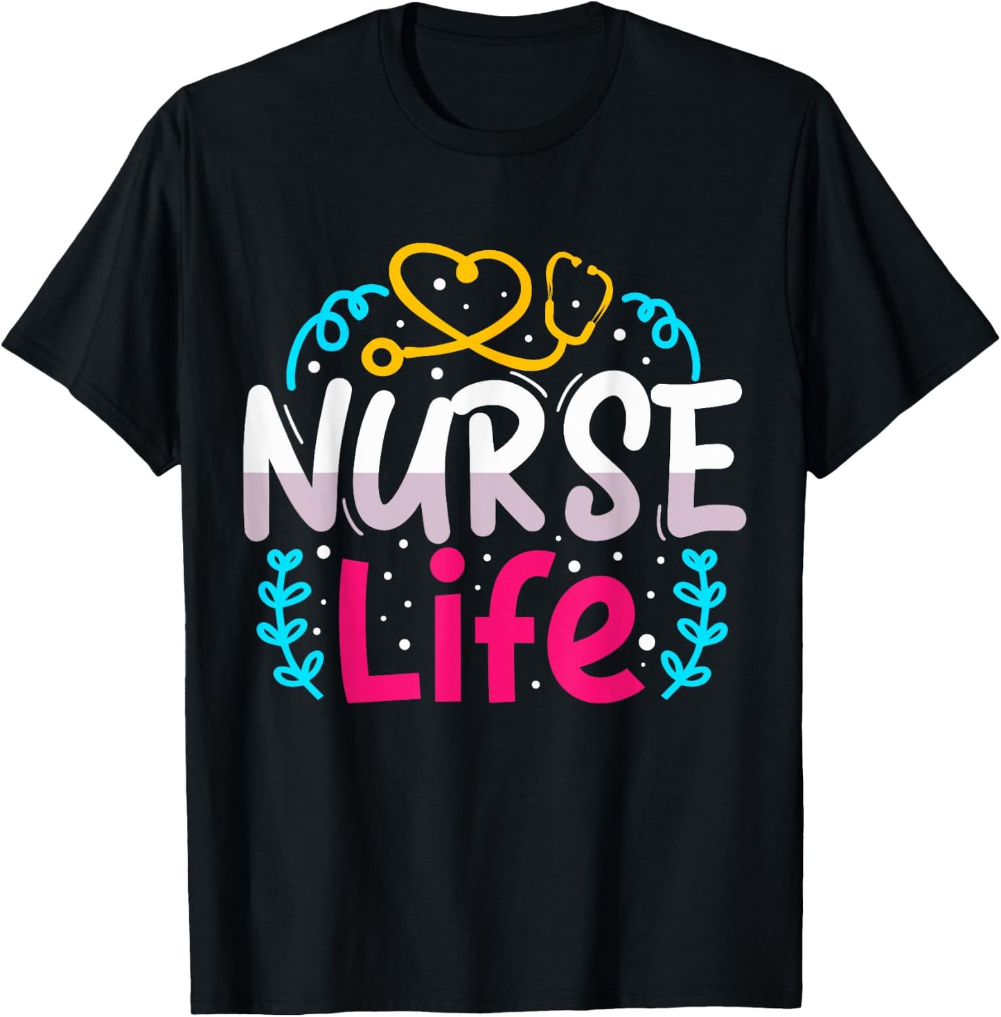 Nurse Life | Nurse T-Shirt - T-Shirt | Black