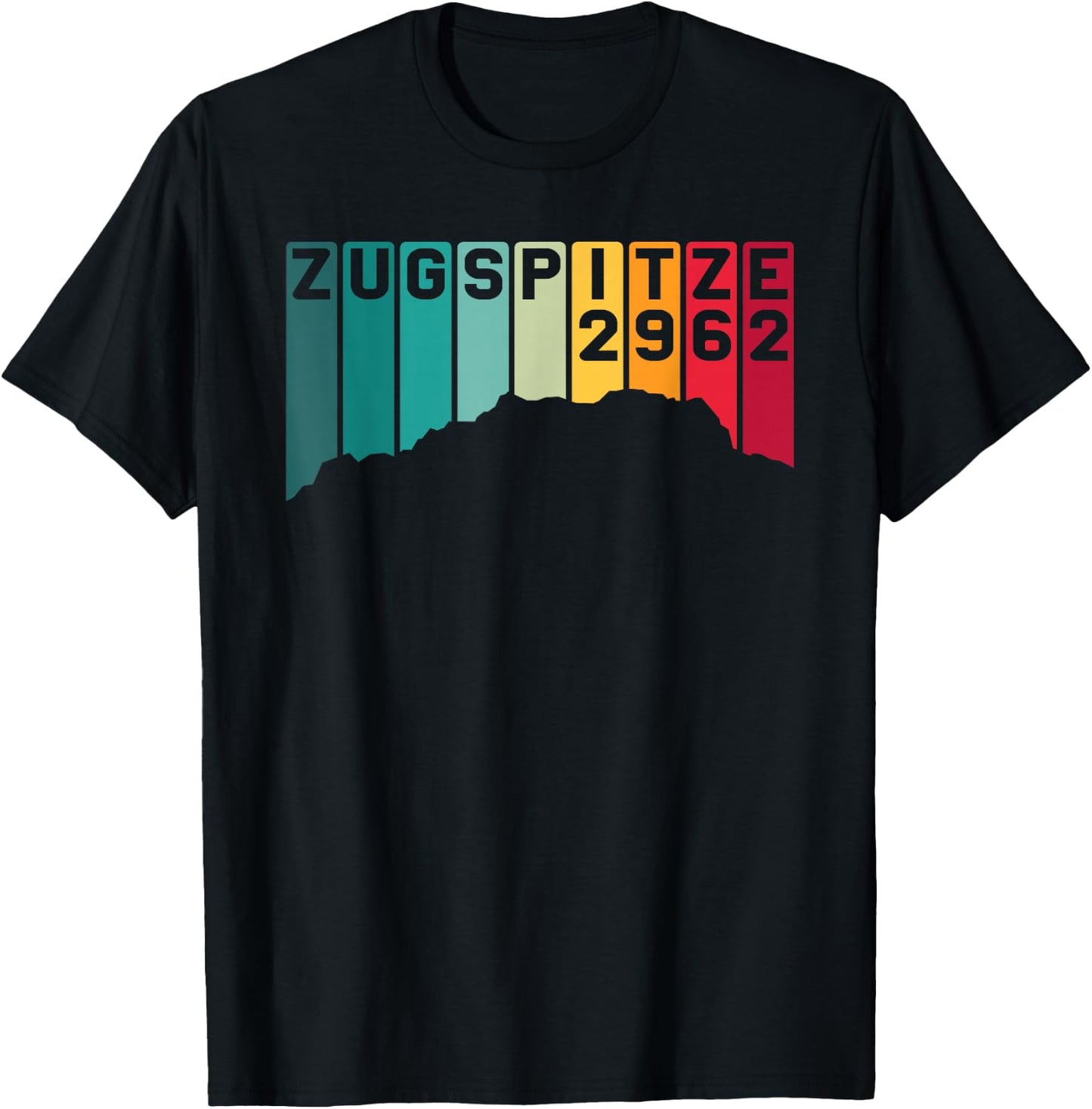 Zugspitze Garmisch Bayern Germany Mountain Hiking Souvenir T-Shirt - T-Shirt | Black