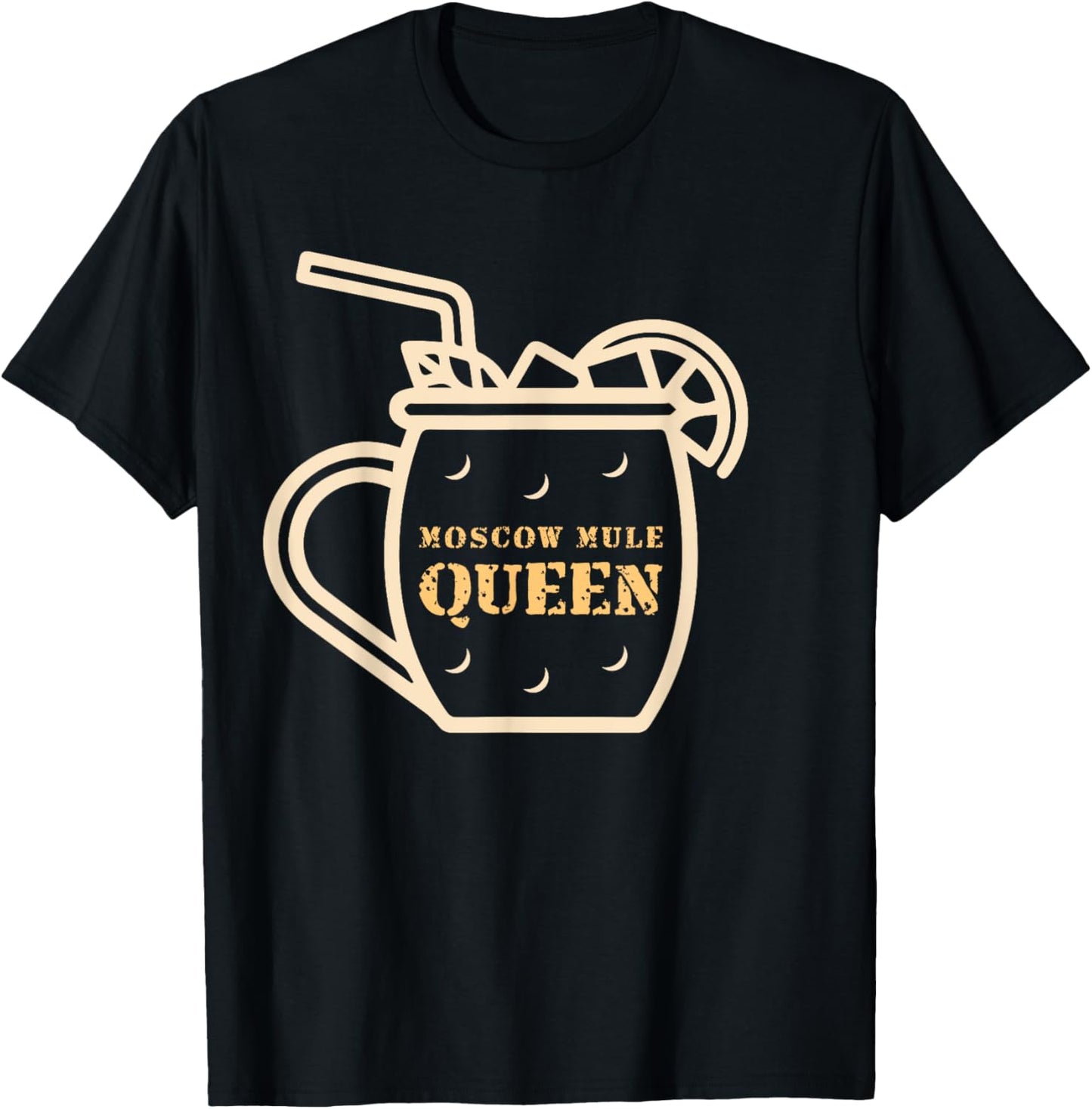 Moscow Mule Queen T-Shirt - T-Shirt | Black