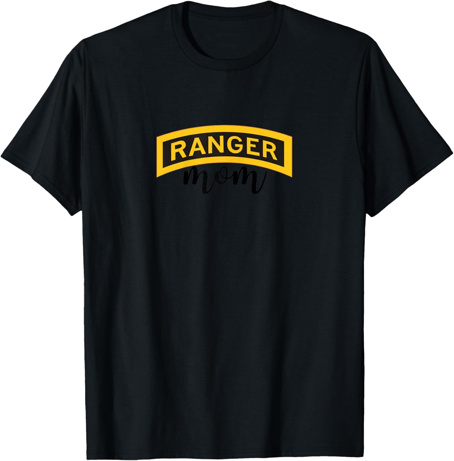 Proud Army Ranger Mom - Mother of a US Army Ranger T-Shirt - T-Shirt | Black