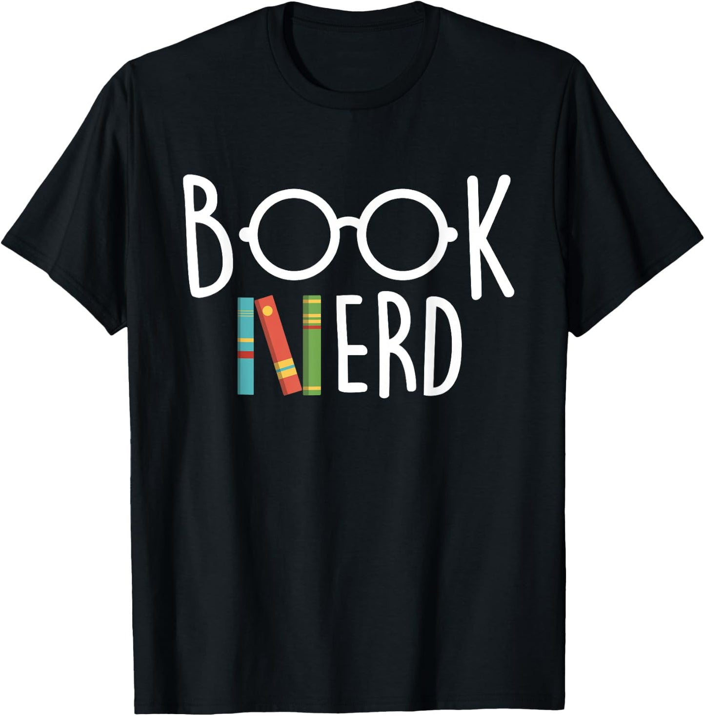 Book Nerd - School Librarian Library Bibliophile Reading T-Shirt - T-Shirt | Black