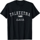 Talkeetna Alaska AK Vintage T-Shirt - T-Shirt | Black