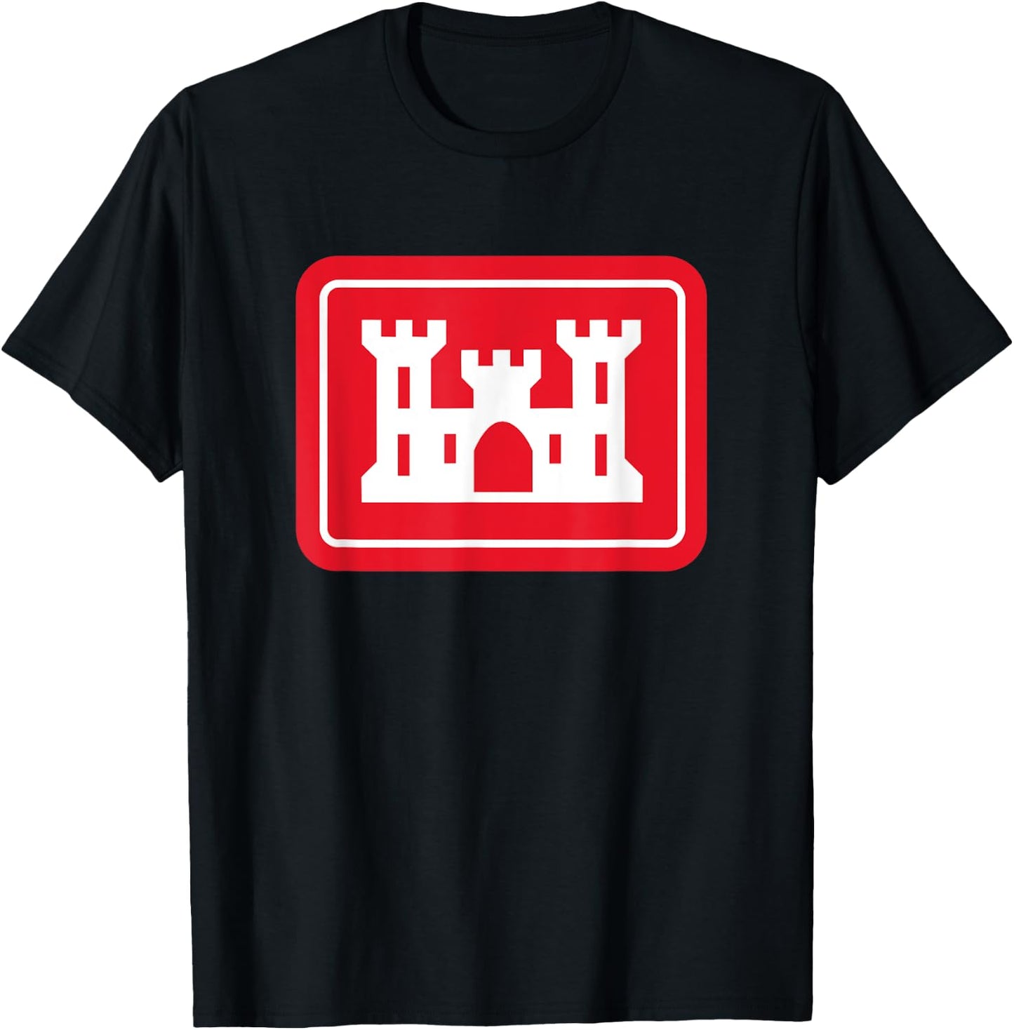 United States Army Corps of Engineers DOD Military Veteran T-Shirt - T-Shirt | Black