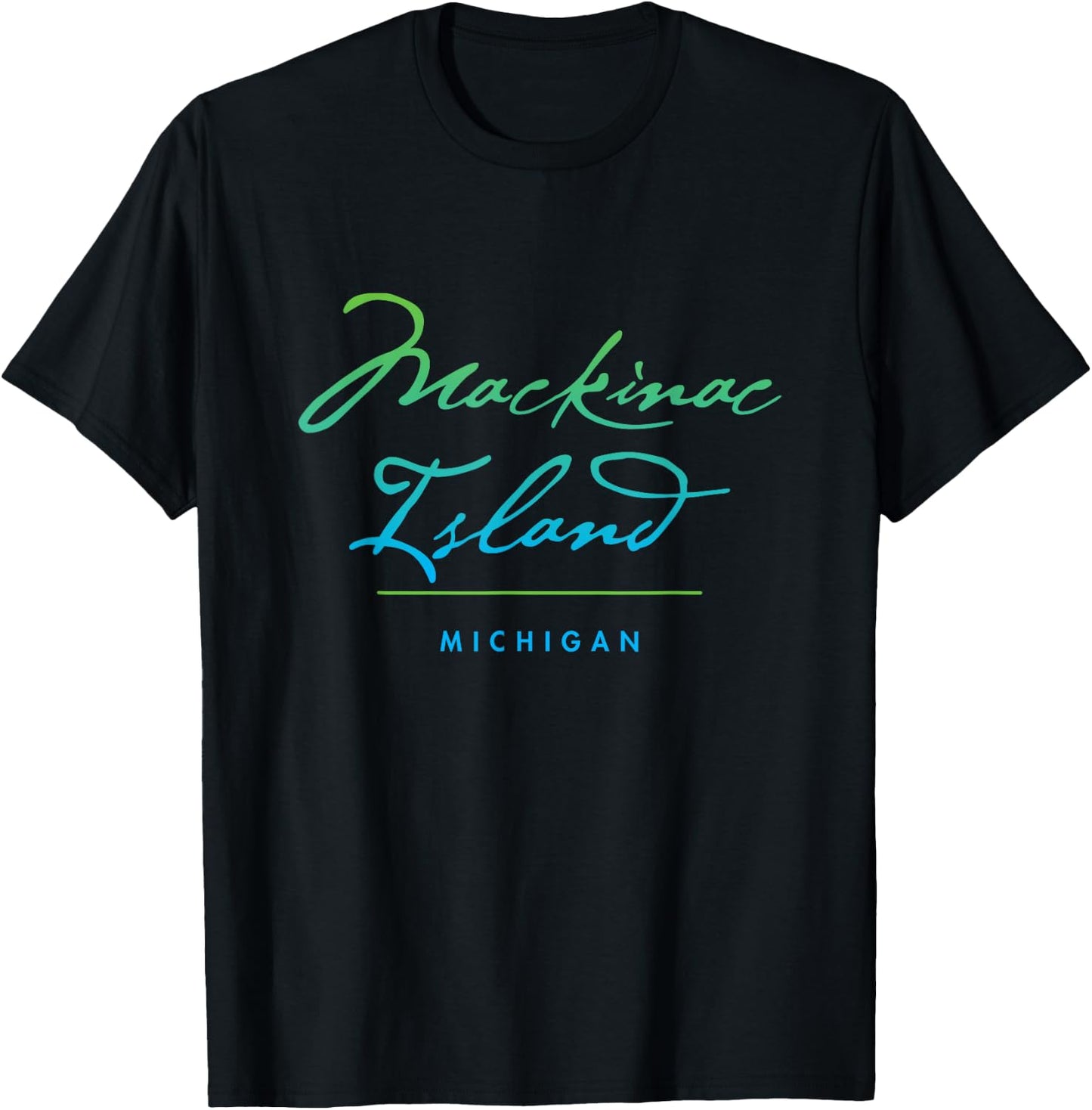 Mackinac Island Michigan T-Shirt - T-Shirt | Black