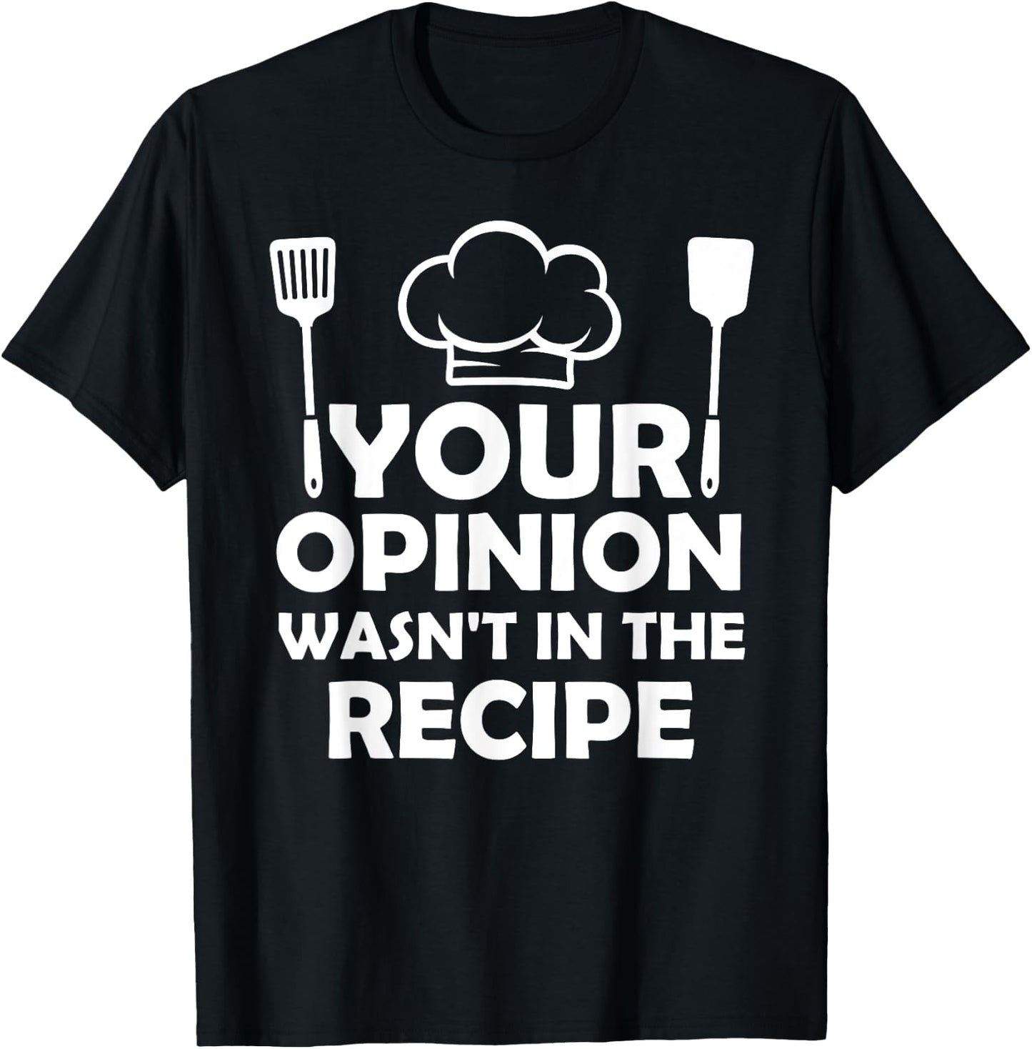 Funny Chef Art Men Women Cook Pastry Chef Cooking Food Life T-Shirt - T-Shirt | Black