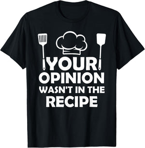 Funny Chef Art Men Women Cook Pastry Chef Cooking Food Life T-Shirt - T-Shirt | Black