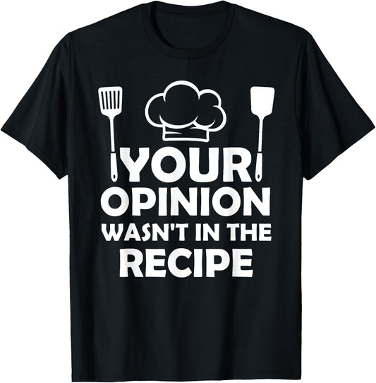 Funny Chef Art Men Women Cook Pastry Chef Cooking Food Life T-Shirt - T-Shirt | Black