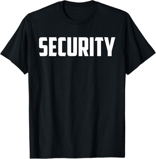 Security Shirts Cool Security Gaurd Costume T-Shirt - T-Shirt | Black