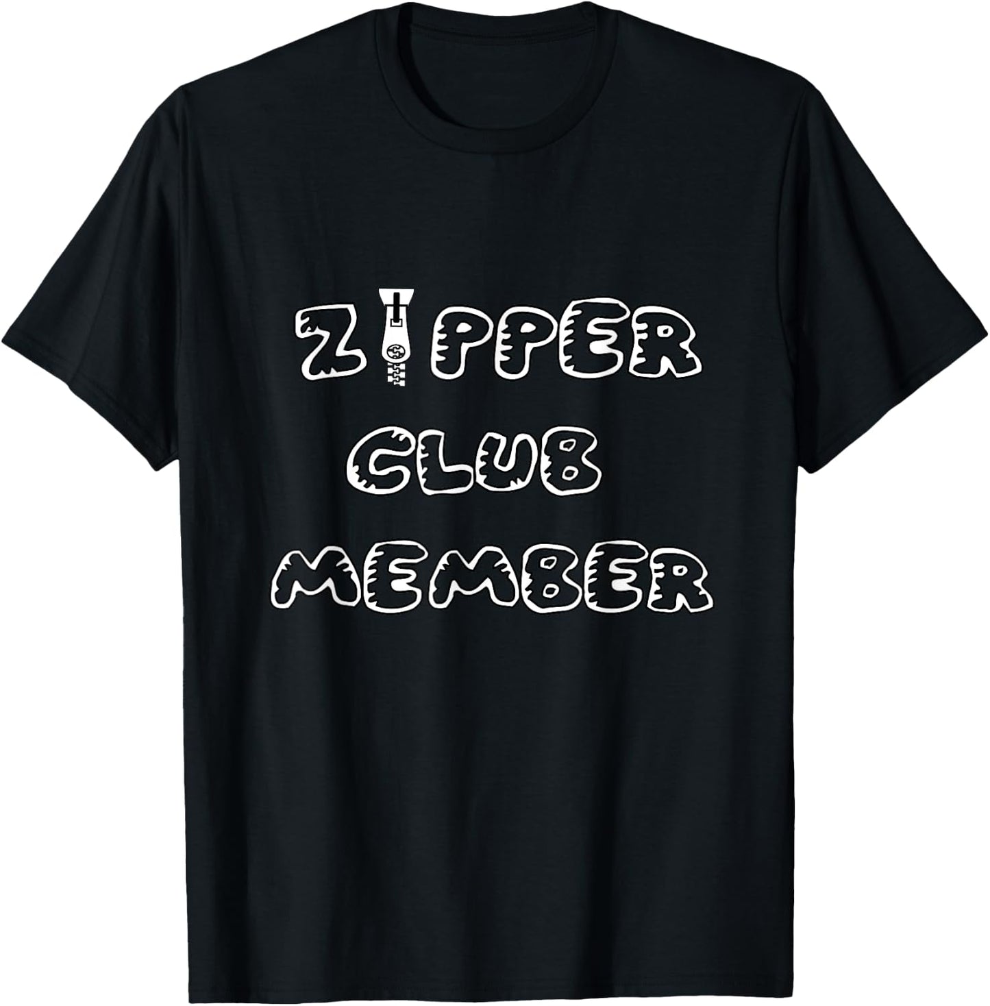 Zipper Club Member Open Heart Surgery Survivor T-Shirt - T-Shirt | Black