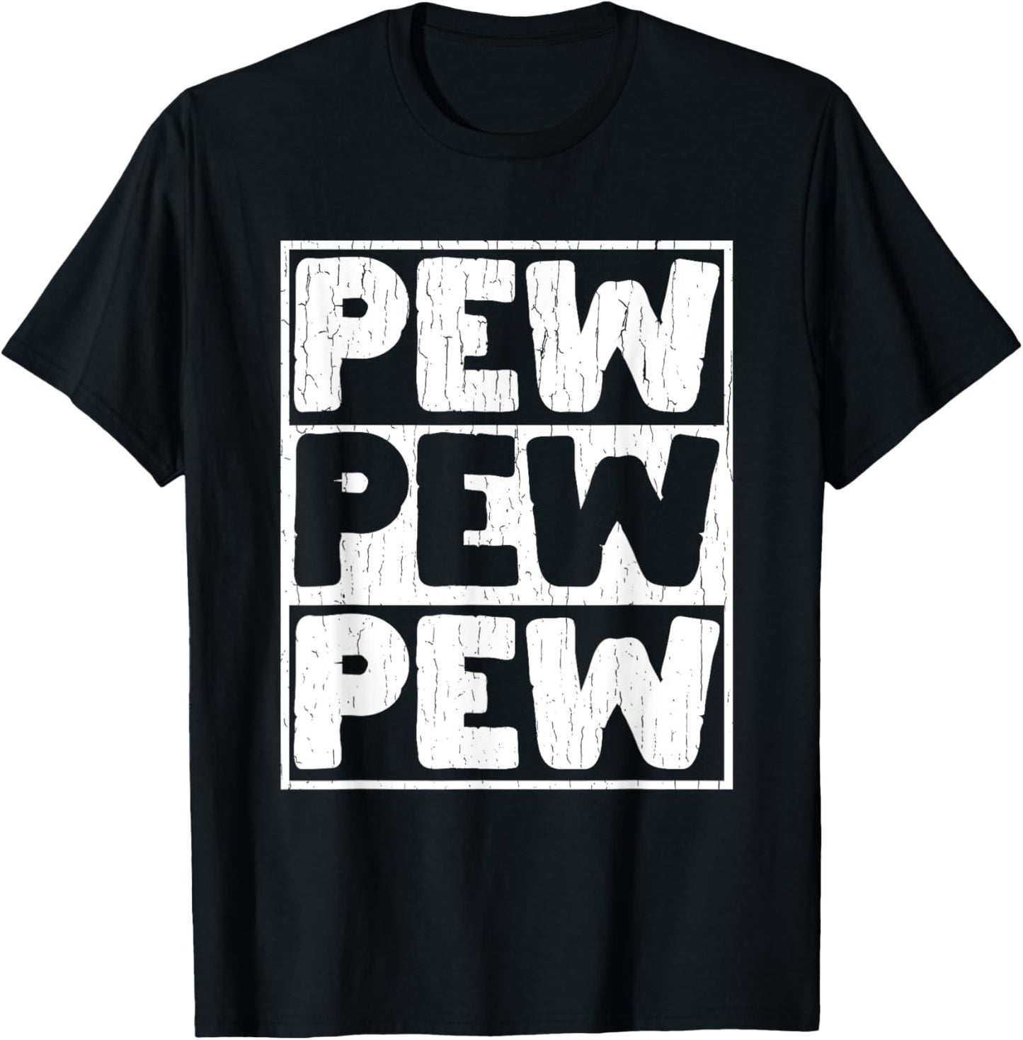Pew Pew Pew T-Shirt - T-Shirt | Black