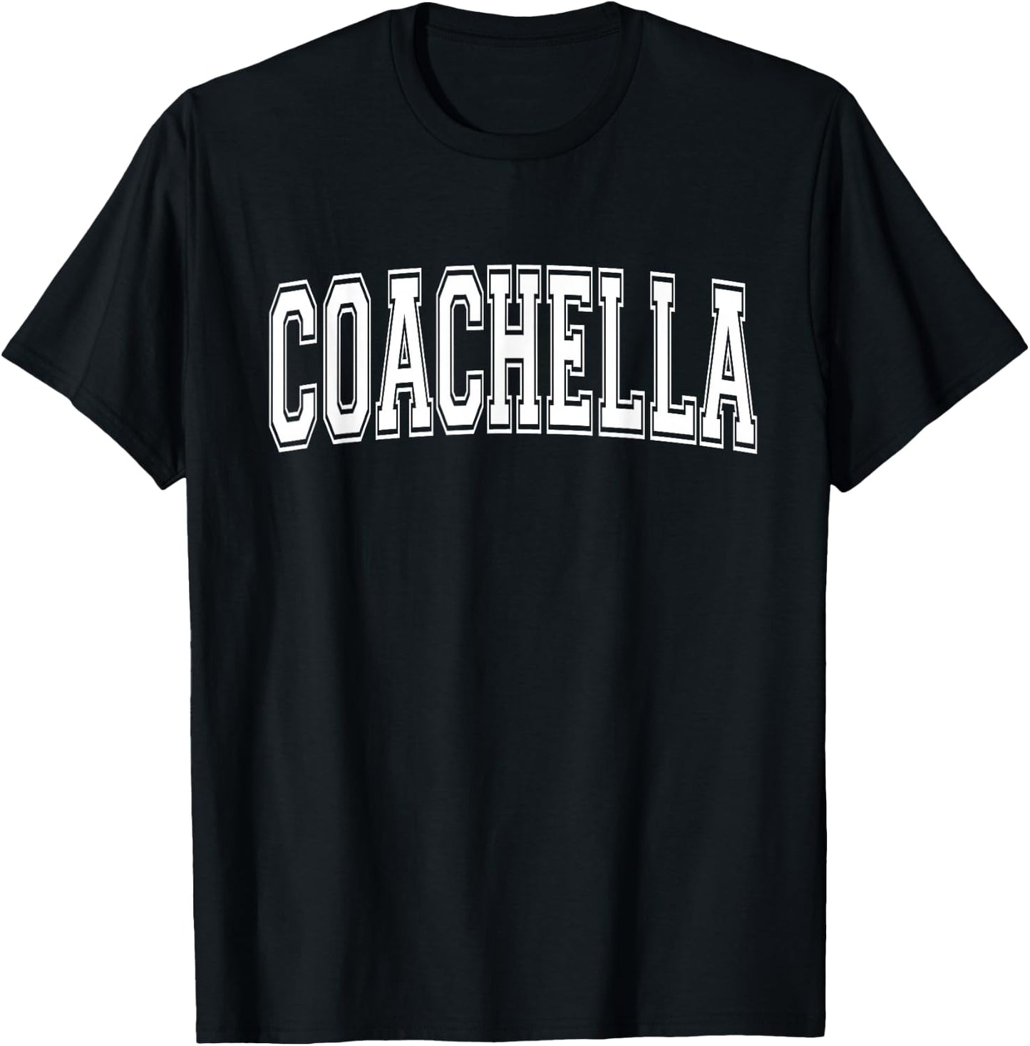 Coachella CA California USA Vintage Sports Varsity Style T-Shirt - T-Shirt | Black
