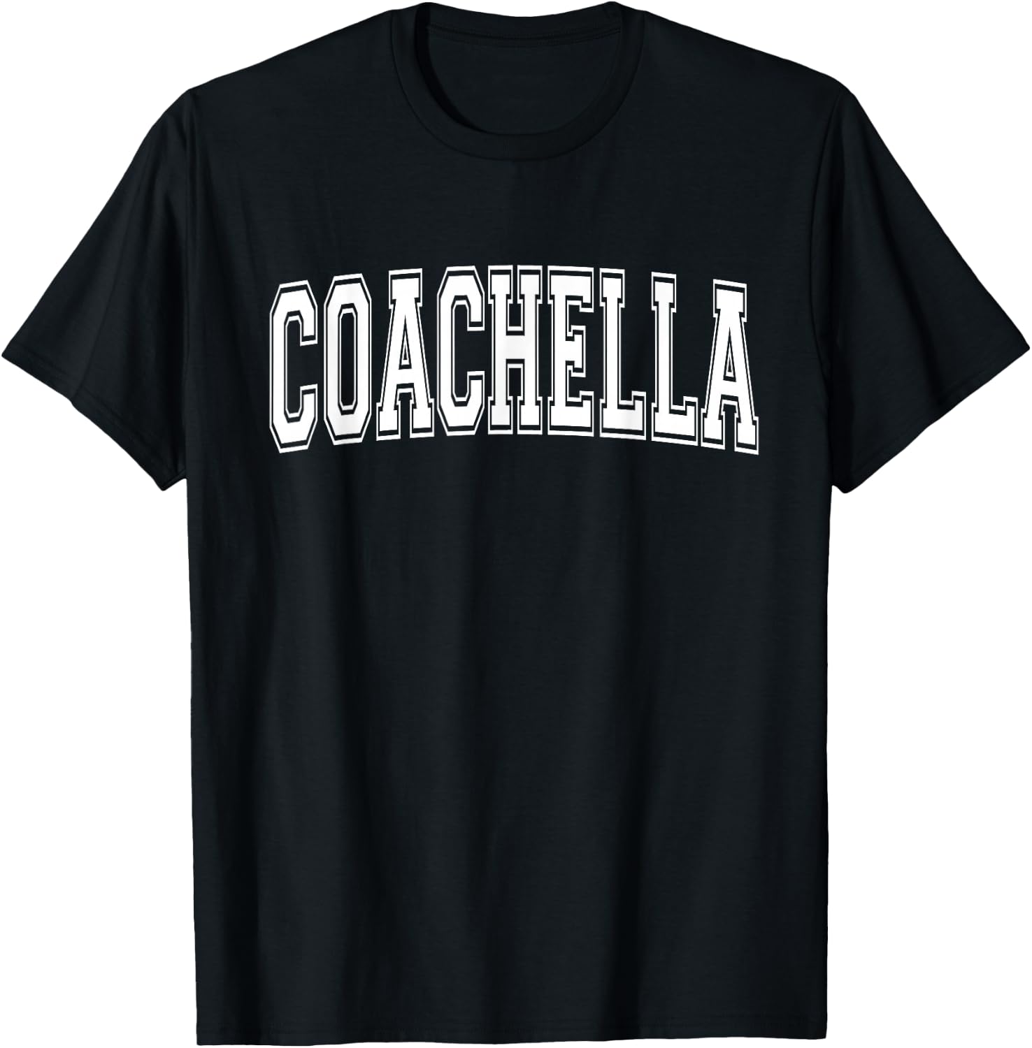 Coachella CA California USA Vintage Sports Varsity Style T-Shirt - T-Shirt | Black