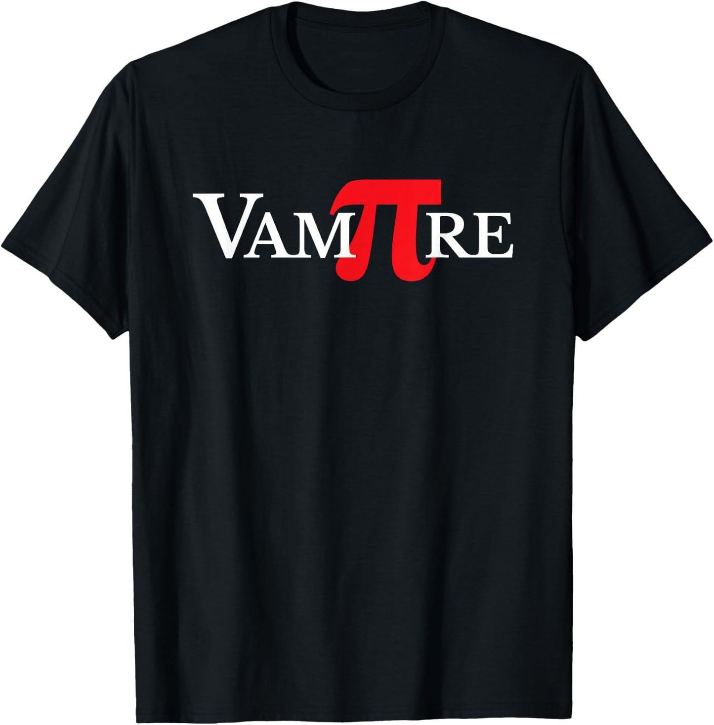 Vampire Pi Day Funny Math Gift Fun T-Shirt - T-Shirt | Black