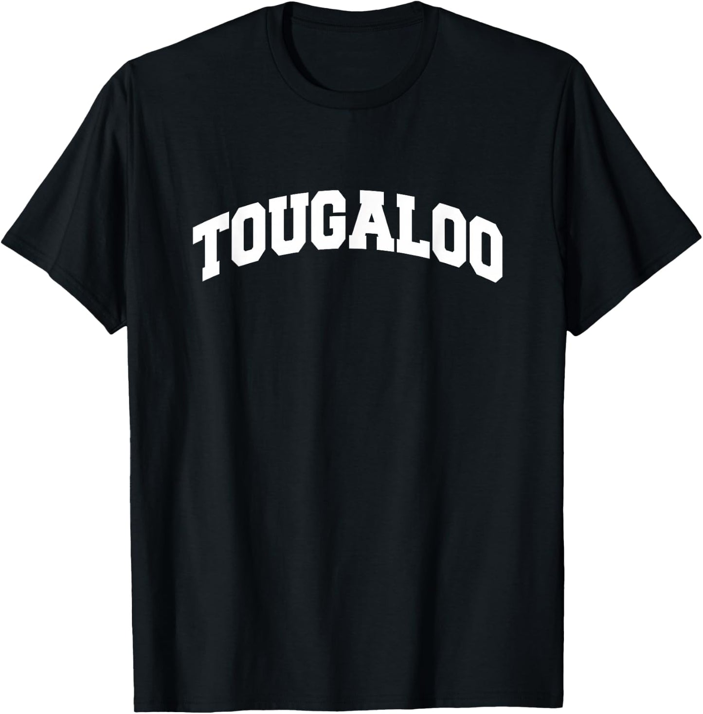 Tougaloo Classic Athletic Sports T-Shirt - T-Shirt | Black