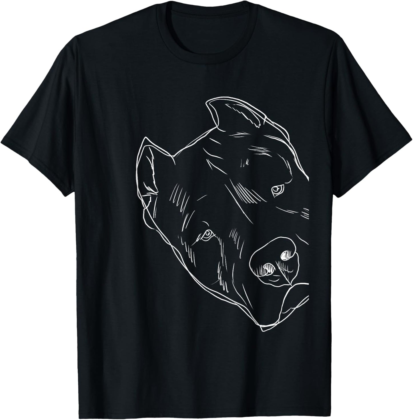 Funny Dog Dogo Argentino Men Women Kids T-Shirt - T-Shirt | Black