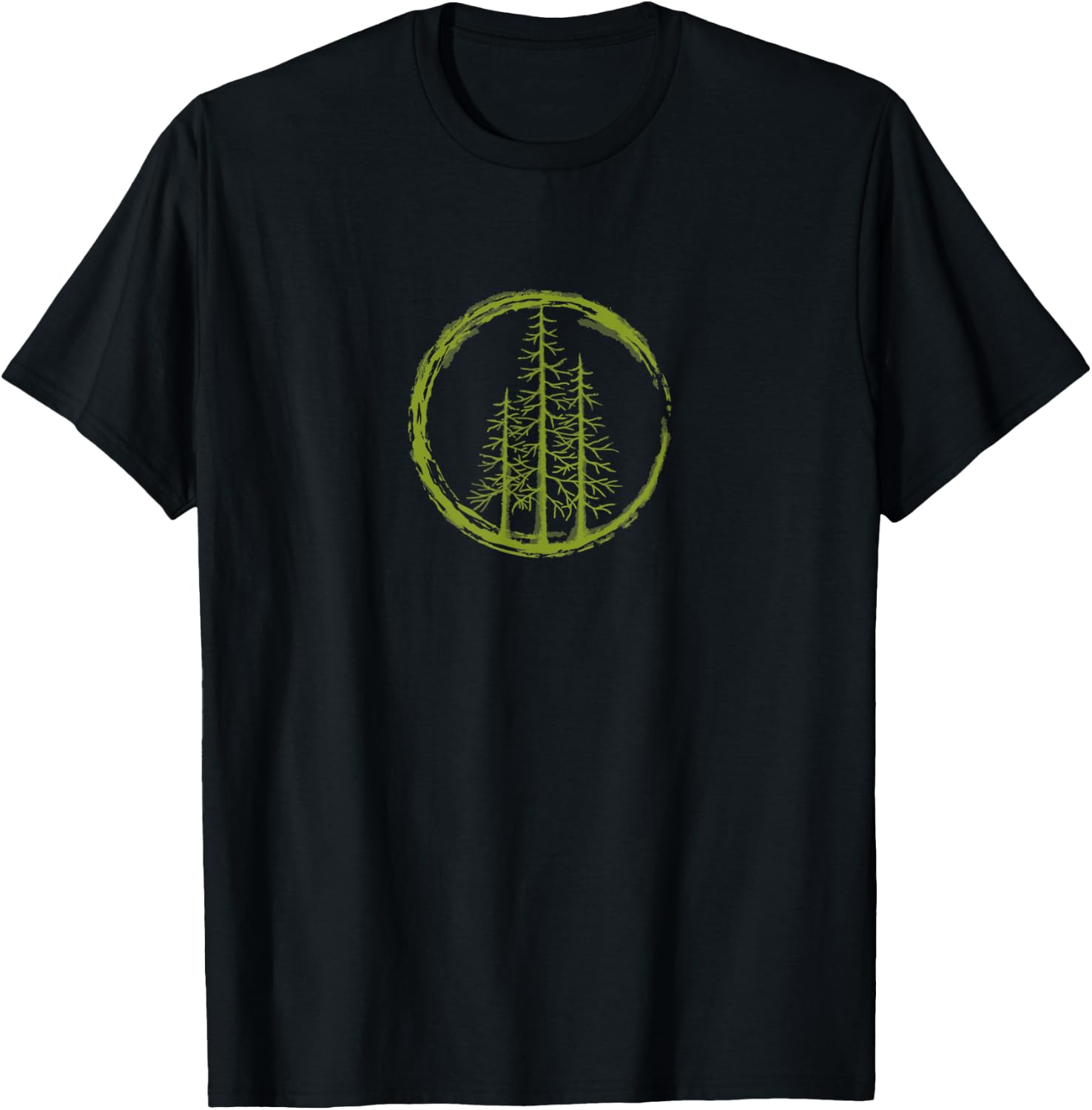 Pacific Northwest Evergreen Trees. T-Shirt - T-Shirt | Black