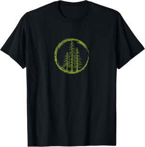 Pacific Northwest Evergreen Trees. T-Shirt - T-Shirt | Black