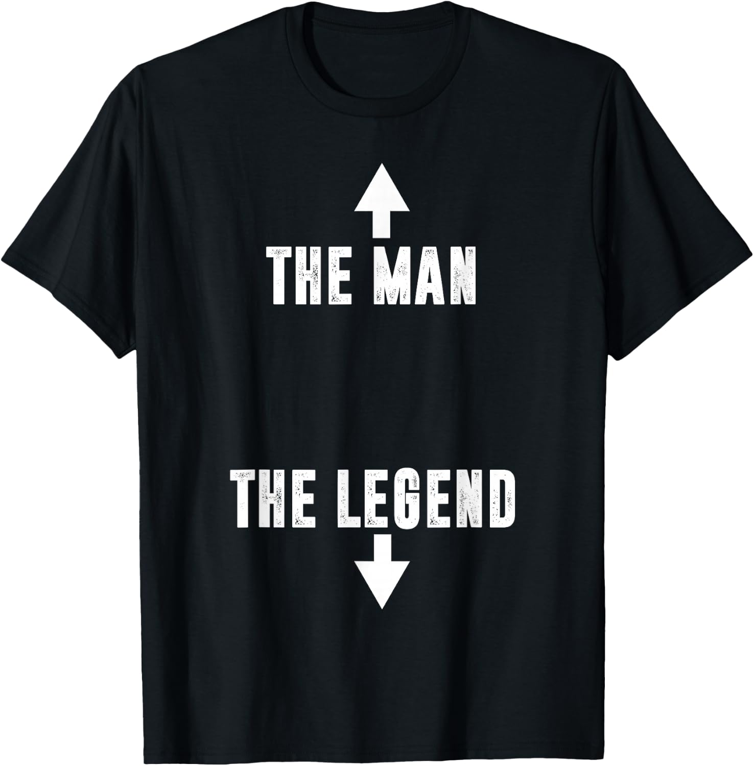 The Man The Legend T-Shirt - T-Shirt | Black