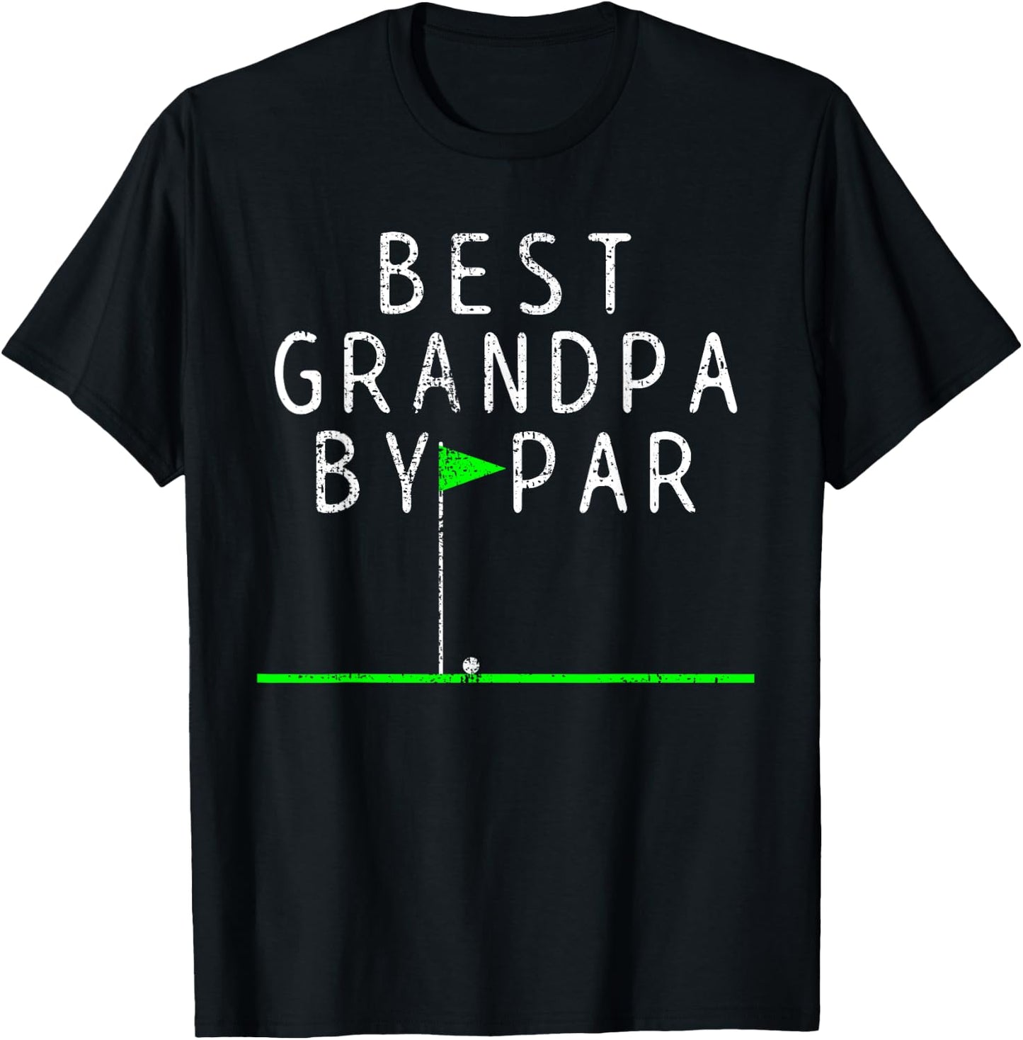 Golf Grandpa Grandfather Gift By Par T-Shirt - T-Shirt | Black