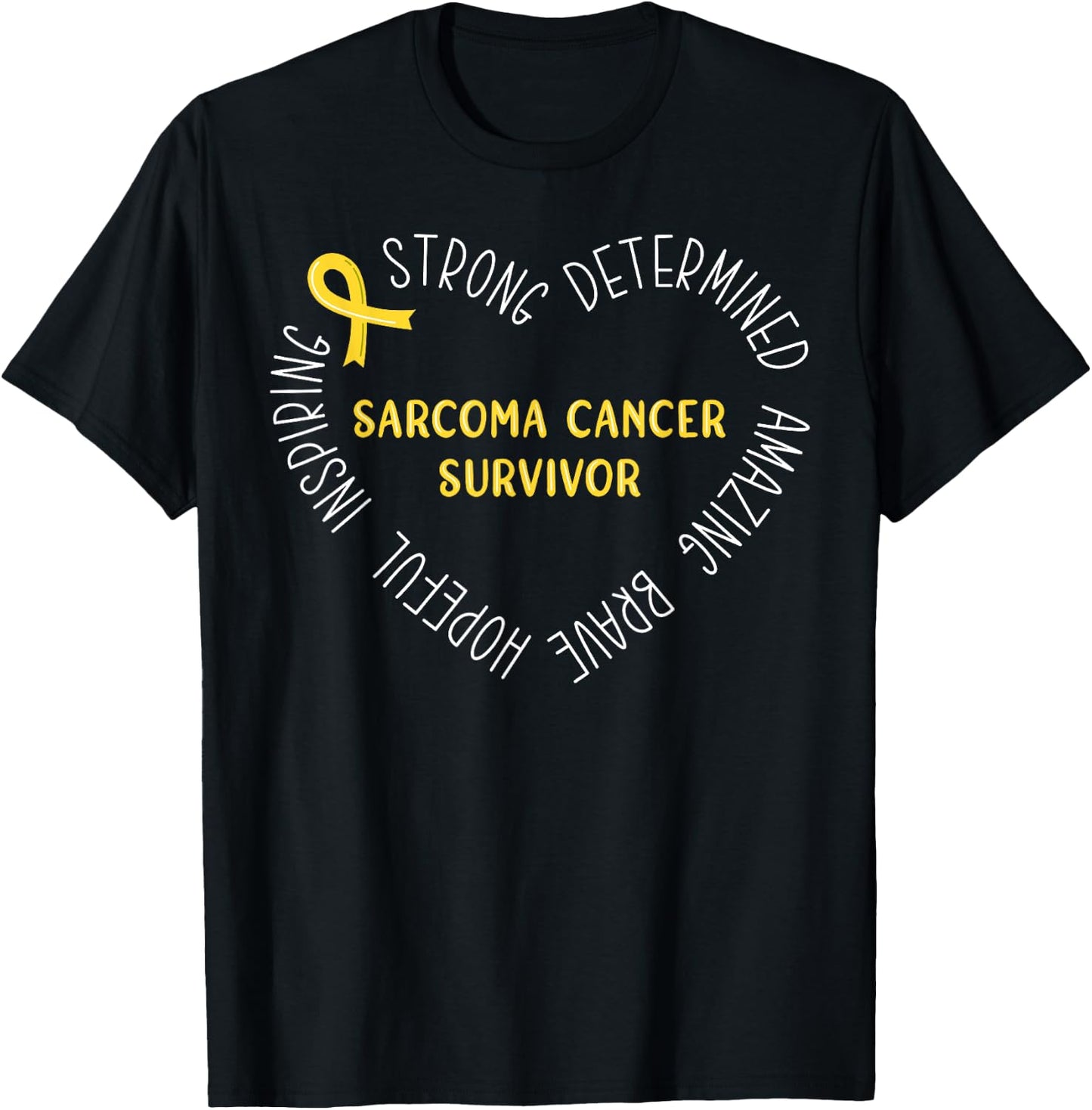 Sarcoma Cancer Survivor T-Shirt - T-Shirt | Black