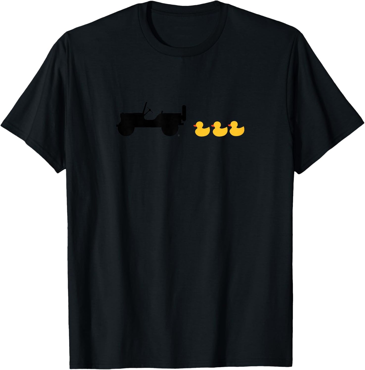 Jeep Willys Ducks T-Shirt - T-Shirt | Black