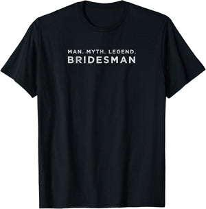 Mann Mythos Legend Brautmann Men's T-Shirt - T-Shirt | Black