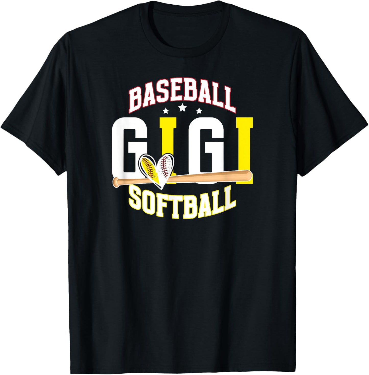 Baseball Softball Gigi Of Softball Baseball Player T-Shirt - T-Shirt | Black