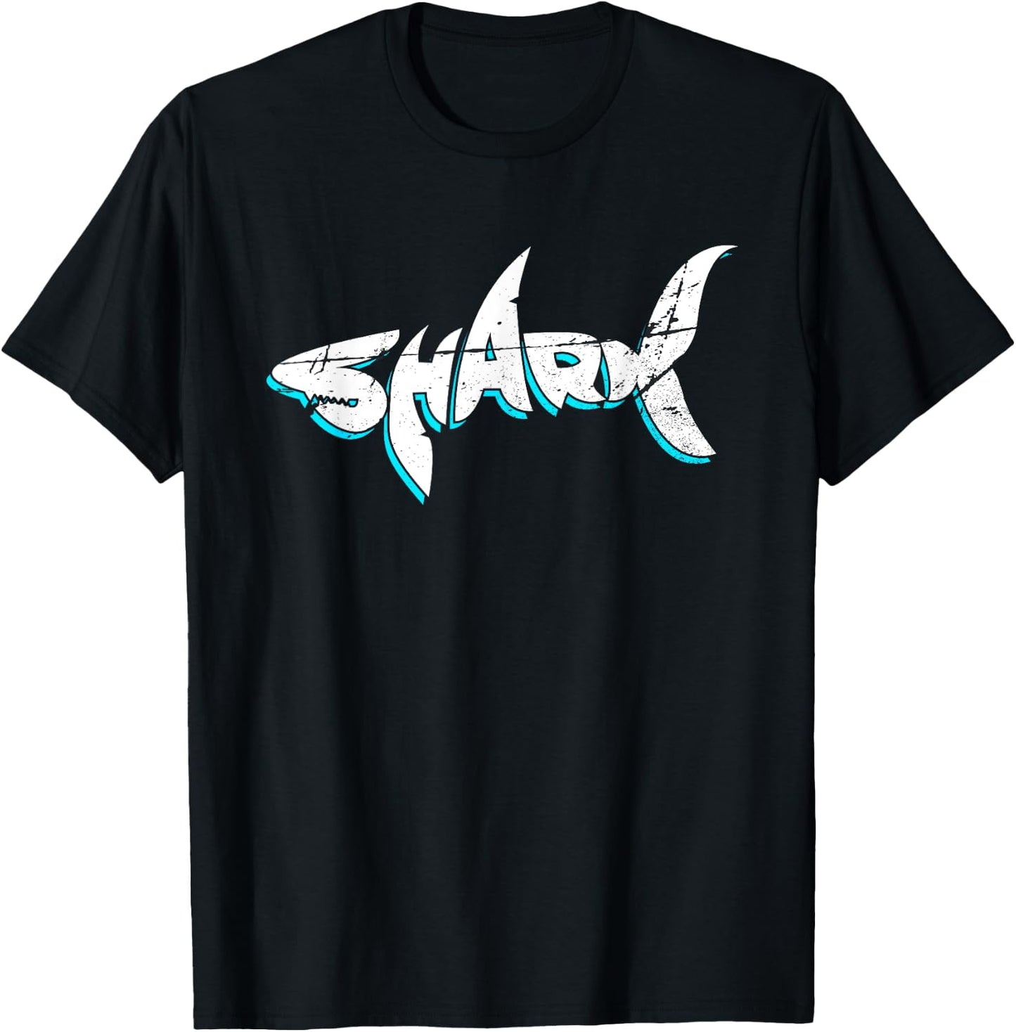 Funny Shark Shirt Boys T-Shirt - T-Shirt | Black