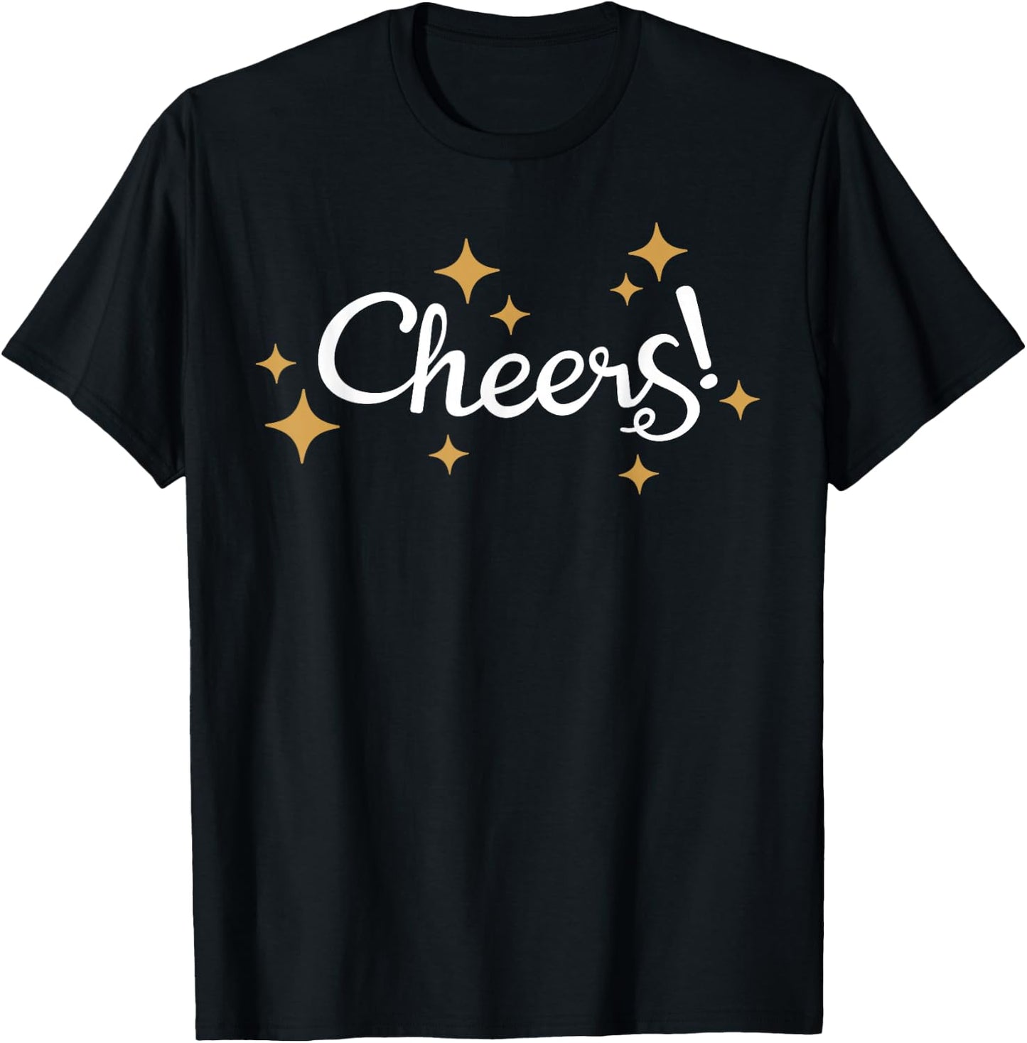 Happy New Years Cheers To A New Year Holidays Celebration T-Shirt - T-Shirt | Black