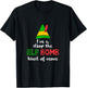 Cussing Christmas Funny Elf Bomb For Moms Shirt T-Shirt - T-Shirt | Black